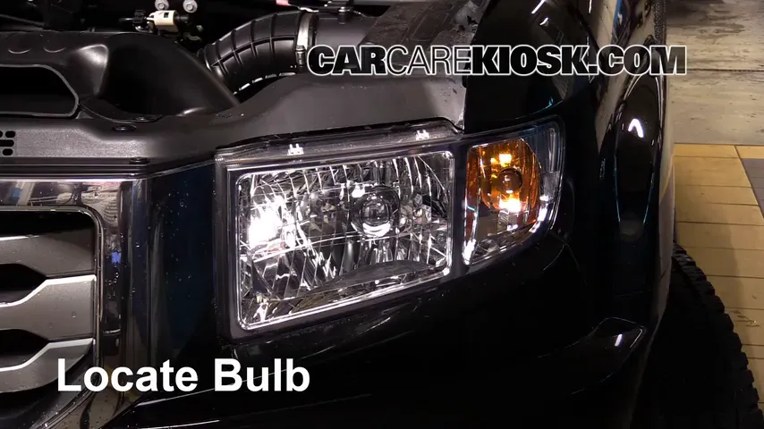 2013 Honda Ridgeline RTL 3.5L V6 Éclairage Feux de route (remplacer l'ampoule)